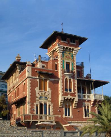 facciata di Villa Chiossone