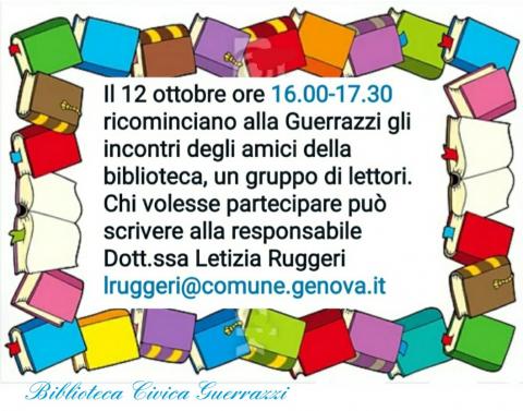Incontri Amici Biblioteca Guerrazzi Avviso