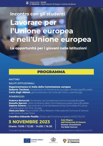 Lavorare per l'Unione Europea