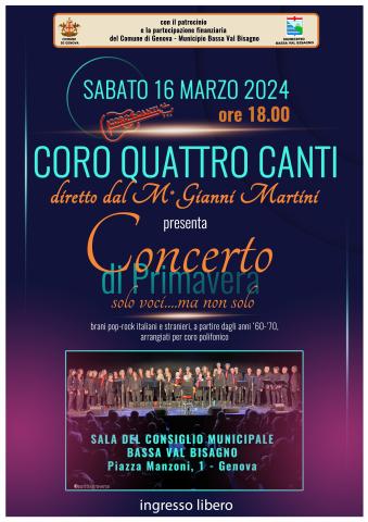Concerto del coro Quattro Canti