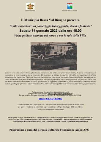 Villa Imperiale: un pomeriggio tra leggenda, storia e fantasia Villa Imperiale: un pomeriggio tra leggenda, storia e fantasia