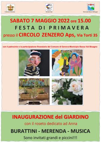Festa di Primavera e inaugurazione del Roseto