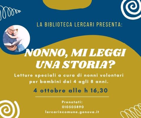 Nonno, mi leggi una storia? Nonno, mi leggi una storia?