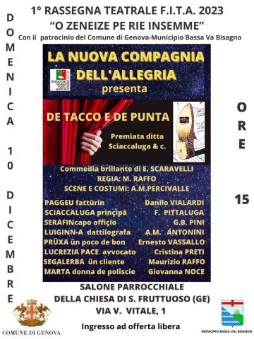 De tacco e de punta-commedia brillante in lingua genovese De tacco e de punta-commedia brillante in lingua genovese