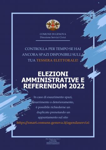 Controlla per tempo se hai ancora spazi disponibili sulla tua tessera elettorale Duplicati tessere elettorali