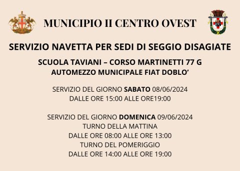 orari servizio navetta