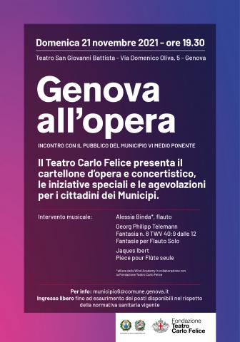 Locandina Genovesi all'Opera