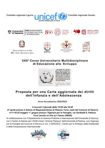 Programma XXIII° CUMES