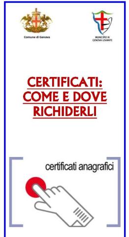 come e dove fare i certificati informazioni