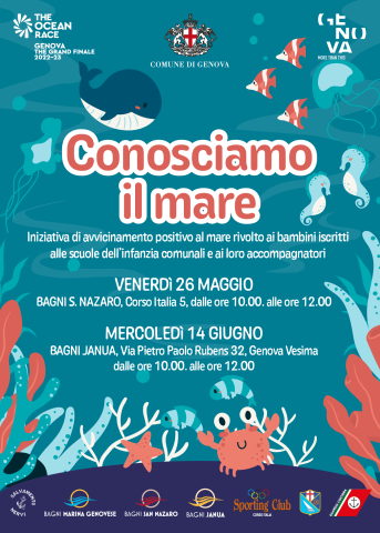 Conosciamo il mare locandina titolo conosciamo il mare