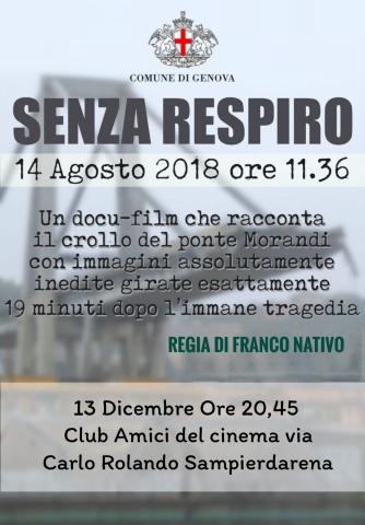 SENZA RESPIRO Presso il Cinema Don Bosco
