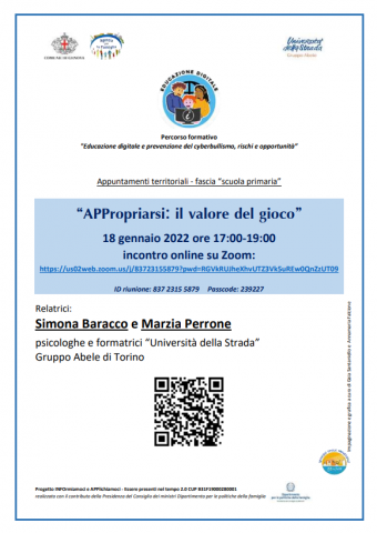 locandina incontro educazione digitale 18 gennaio 2022 locandina evento