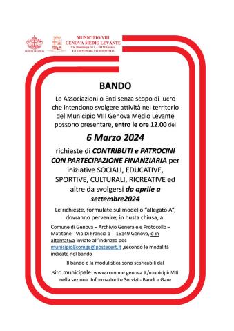 locandina bando locandina bando