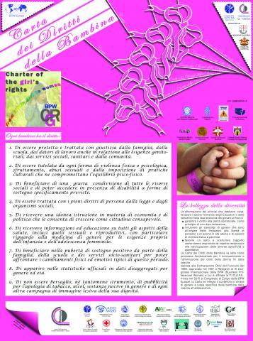 manifesto carta dei diritti della bambina