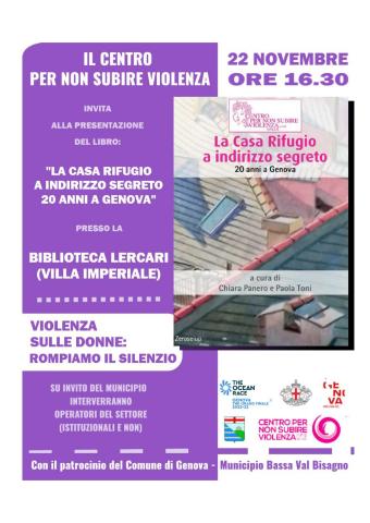 La casa rifugio a indirizzo segreto - vent'anni a Genova La casa rifugio a indirizzo segreto - vent'anni a Genova