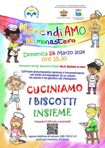 Merendiamo al Monastero-Cuciniamo i biscotti insieme Merendiamo al Monastero-Cuciniamo i biscotti insieme