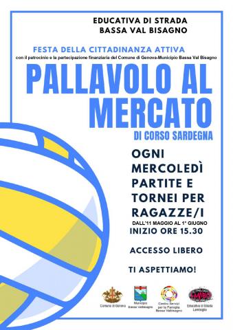 "Pallavolo al Mercato di corso Sardegna"