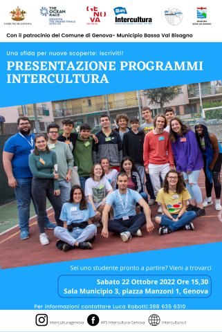 Intercultura: presentazione programmi scolastici all'estero