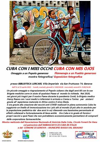 Mostra fotografica "Cuba con i miei occhi-omaggio a un popolo generoso"