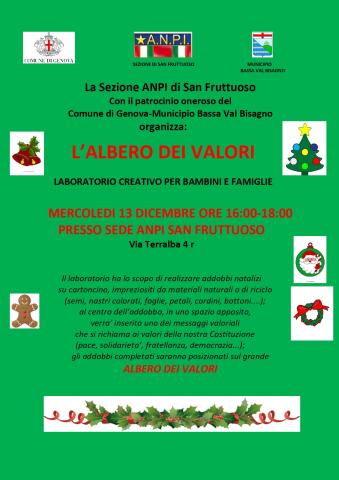 L'albero dei Valori - laboratorio natalizio
