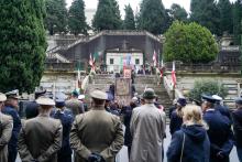 Fine del corteo e momento di raccoglimento