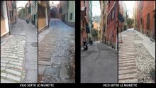 Vico sotto le Murette, pre e post intervento - foto 13 marzo