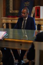 Il consigliere delegato alle Relazioni internazionali Simohamed Kaabour.