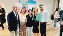 L'assessora Lodi con, tra gli altri, il consigliere comunale Enrico Vassallo e Debora Sorriva