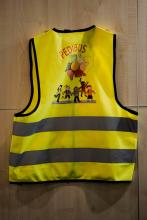 Mantellina "Pedibus" di ATS Liguria-ASL3 catarifrangente
