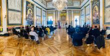 sala conferenza con pubblico