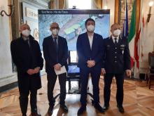 pongiglione, campora, viale, giurato durante conferenza stampa