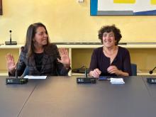 assessore Rosso con funzionaria