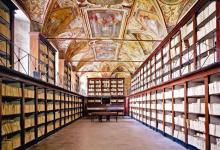 Un locale dell'Archivio di Stato di Genova