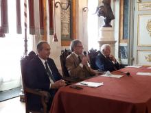 Tavolo relatori presentazione  Casa Tecnologie