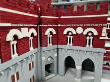 castello fatto con i Lego (particolare)