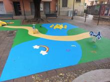 area gioco piazza Rissotto - particolare