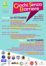 Programma completo Giochi senza Barriere