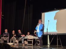 Intervento dell'assessore Ferrante durante la commissione aperta alla cittadinanza