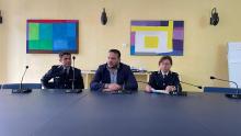 L'assessore Gambino durante la presentazione dei risultati della campagna