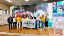 Foto di gruppo al termine della conferenza stampa