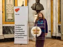 L'intervento di Simona Gabrielli (foto Ordine Architetti Genova)