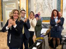 Le Autorità presenti in occasione del convegno. In primo piano la consigliera regionale Lilli Lauro