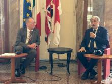 Bucci e Mainelli seduti
