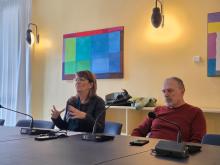 L'assessora al Welfare Cristina Lodi insieme ad Alberto Mortara di Auxilium