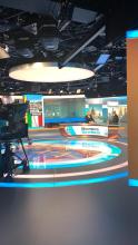 lo studio di Bloomberg tv