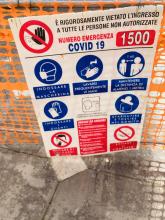indicazioni di cantiere