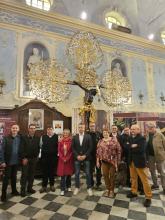 foto inaugurazione mostra: si riconoscono tra gli altri l'assessore Bordilli e il fotografo Bussalino