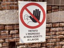 segnale divieto ingresso