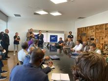 Protezione civile, la visita di una delegazione di rappresentanti di governi africani alla centrale operativa di Genova