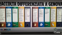 Opuscolo sulla raccolta differenziata a Genova